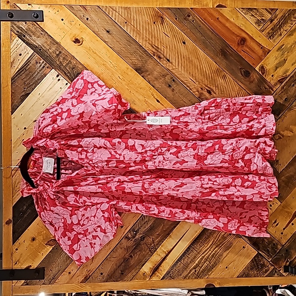 Tuckernuck Hyacinth House Pink Floral Thea Dress